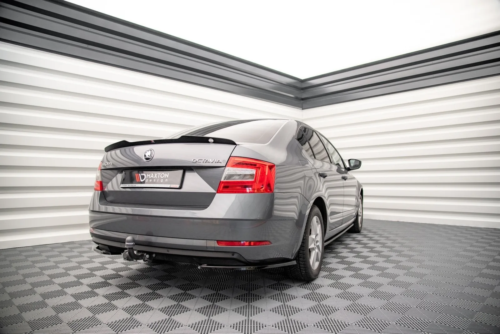 Rear Side Splitters compatible with Skoda Octavia Mk3 Facelift