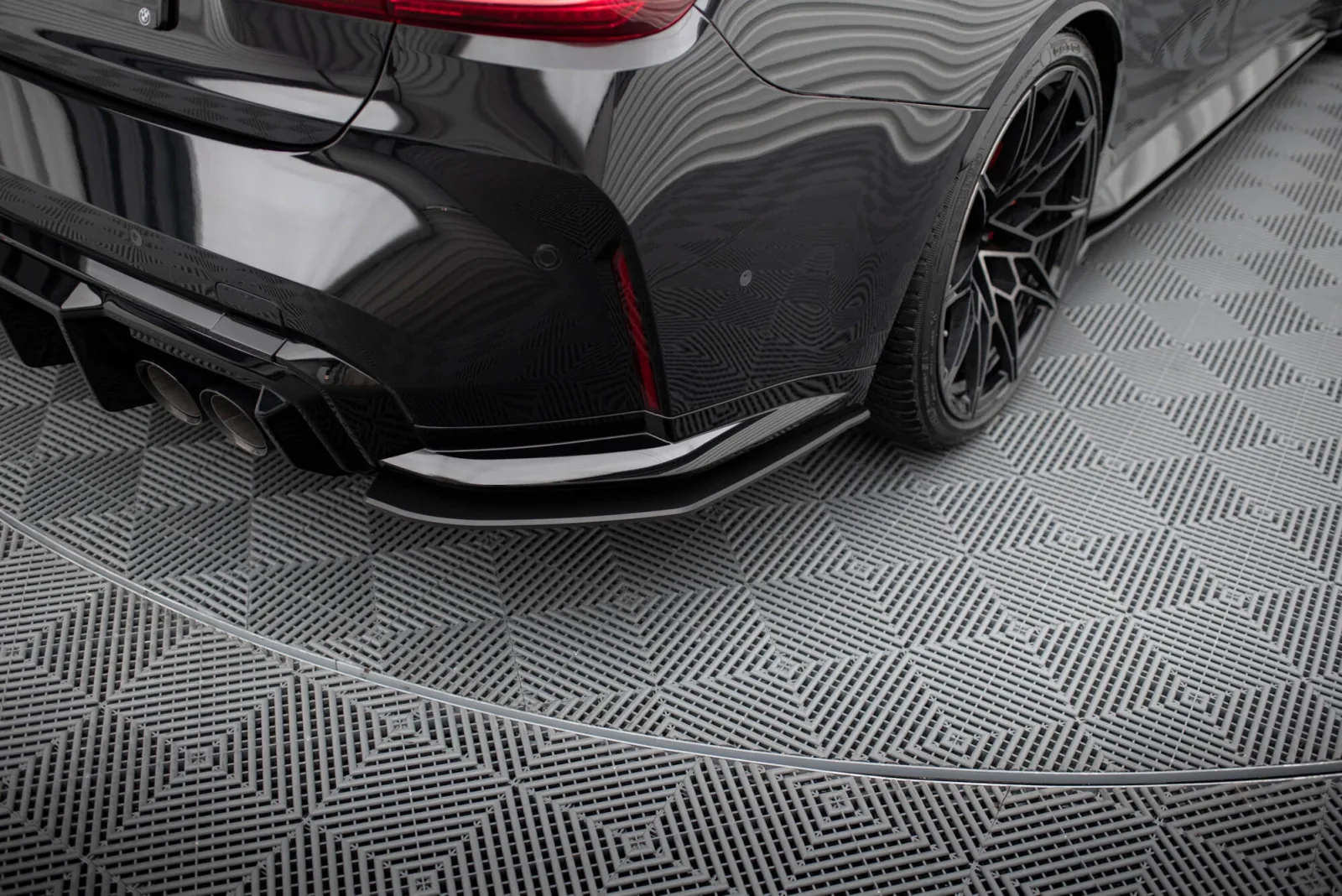 Rear Side Splitters Street Pro V.2 compatible with BMW M3 Sedan / Touring G80 / G81