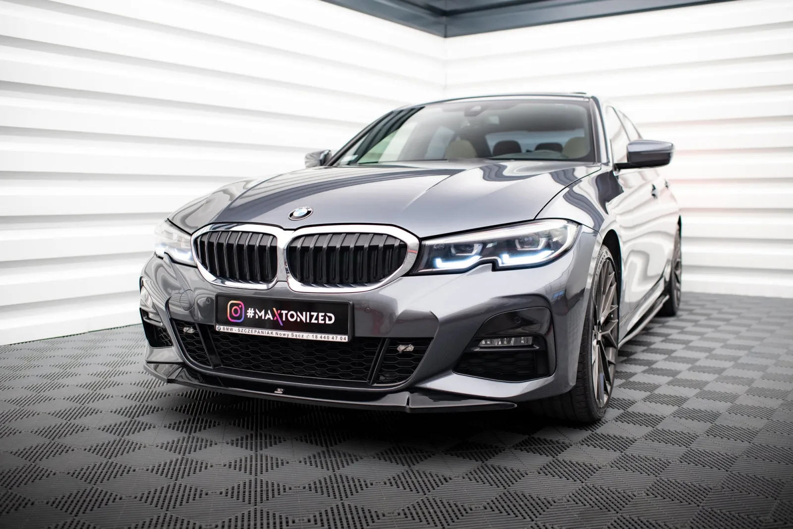 Front Splitter V.1 compatible with BMW 3 M-Pack G20