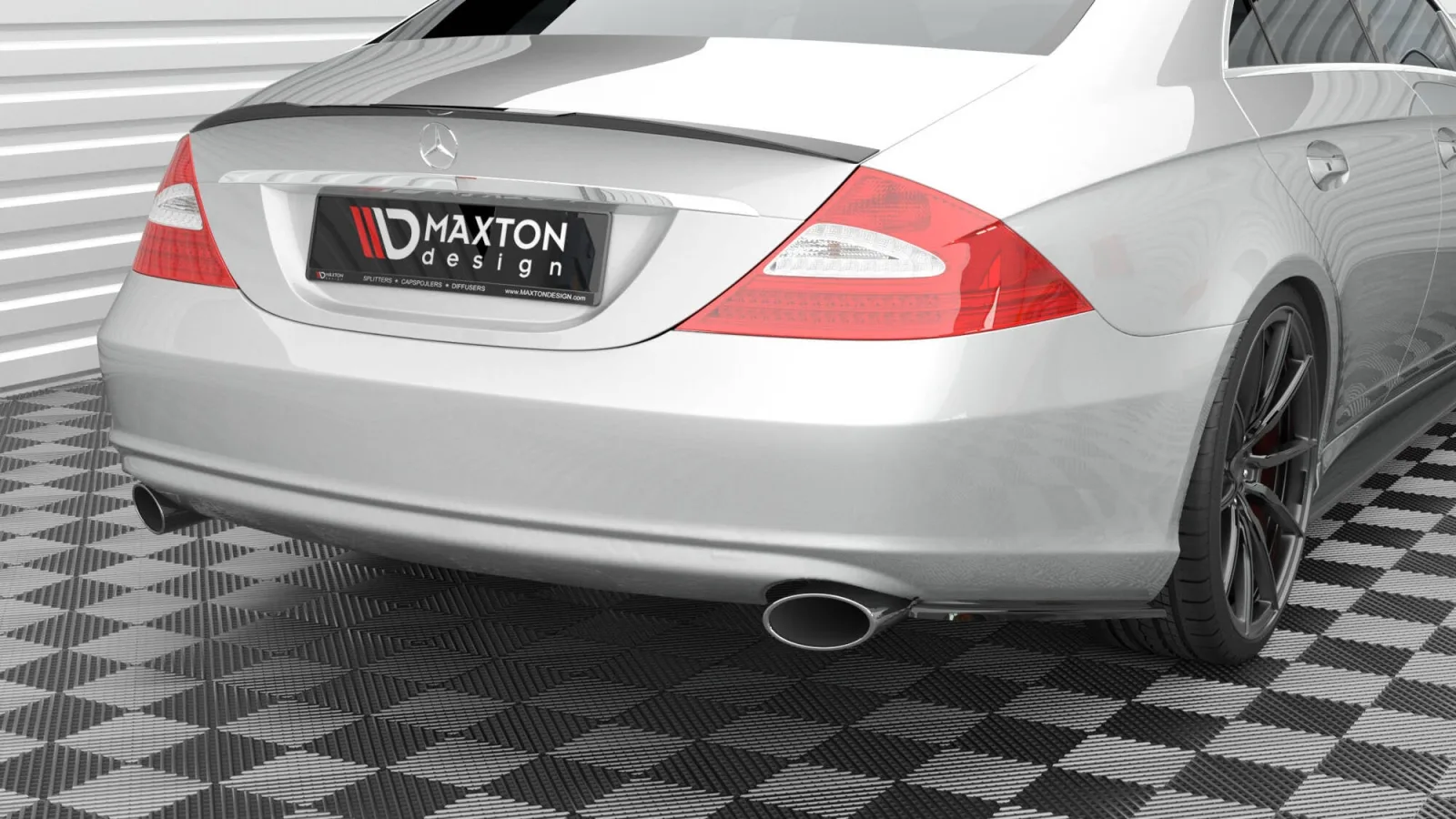 Rear Side Splitters compatible with Mercedes-Benz CLS C219