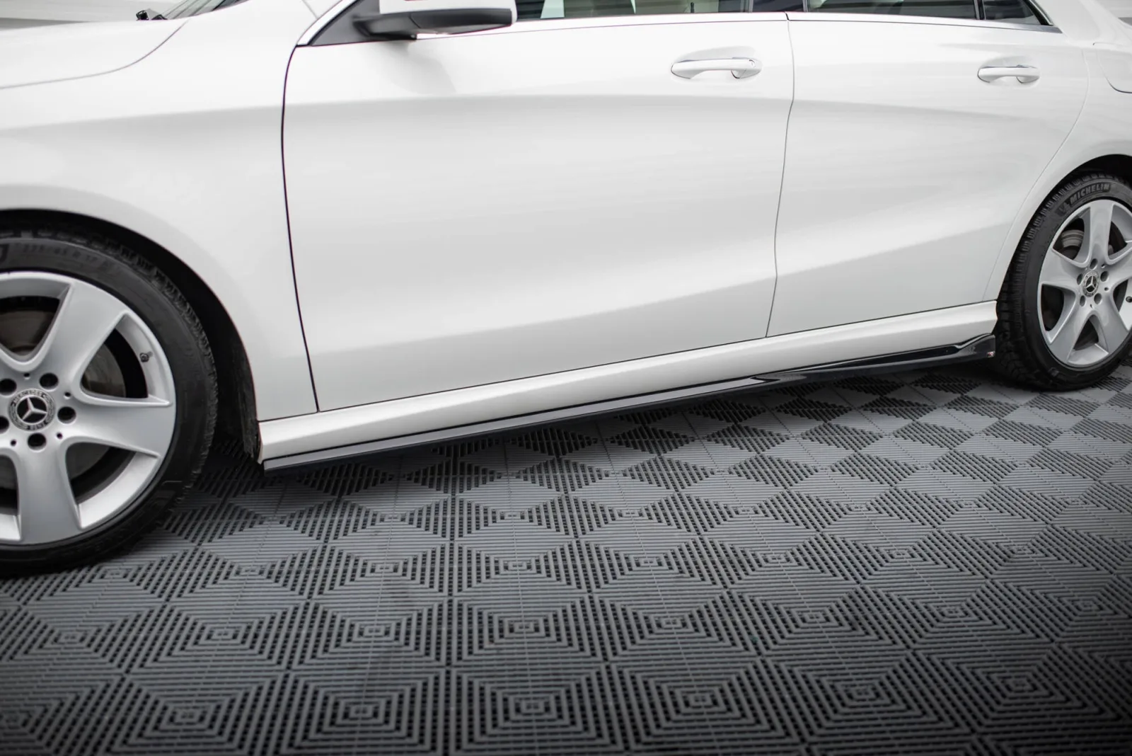 Side Skirts Diffusers compatible with Mercedes-Benz CLA C117 Facelift
