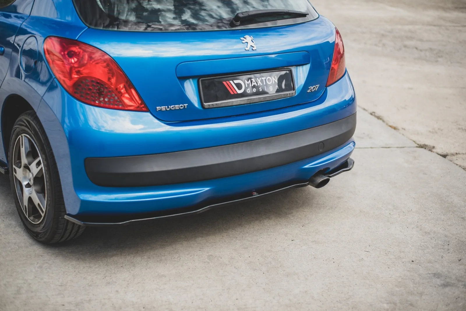 Rear Side Splitters compatible with Peugeot 207 Sport