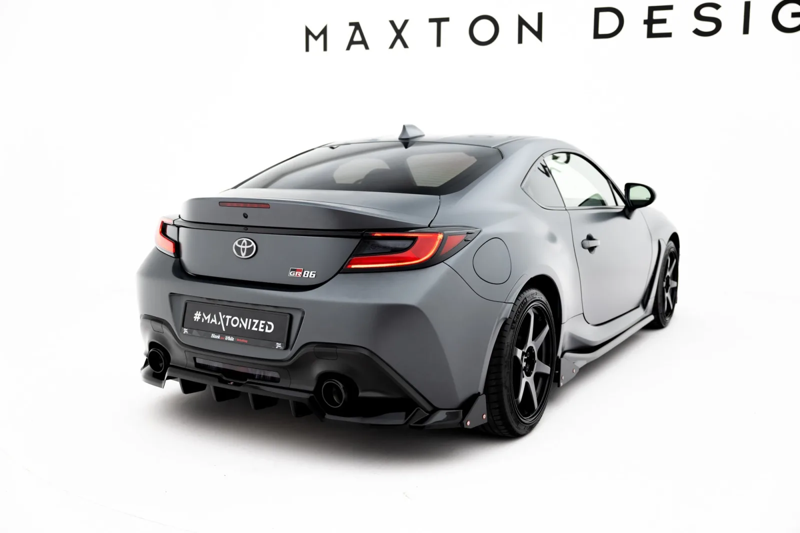 Rear Splitter (With Diffuser) V.1 + Flaps compatible with Toyota GR86 Mk1