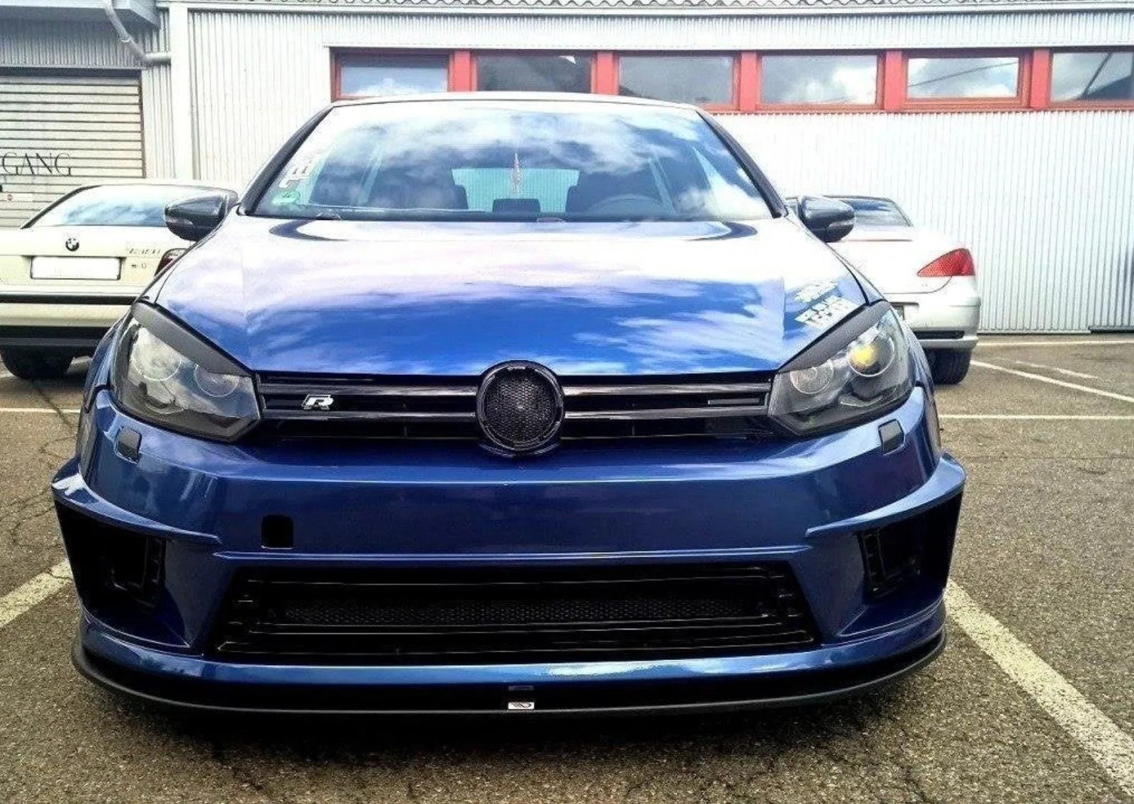 Front Splitter compatible with VW Golf 6 (For Bumper R400)