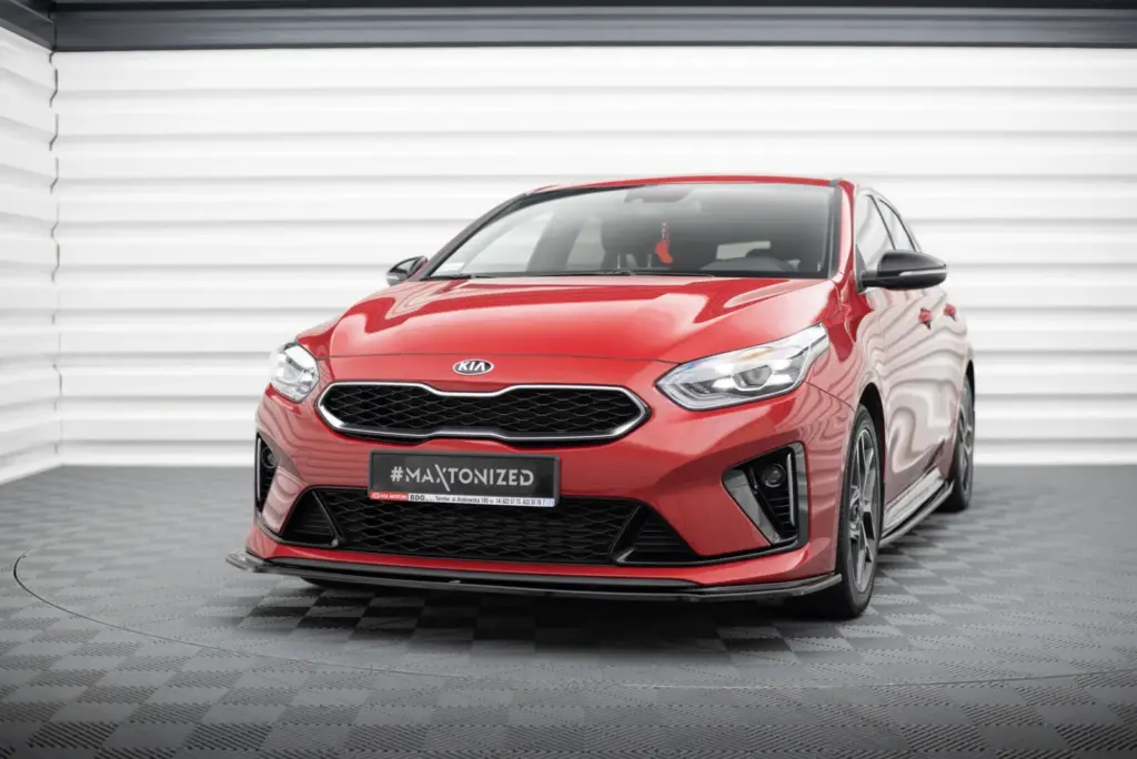 Front Splitter V.1 compatible with Kia Ceed GT / GT-Line Mk3 / Proceed Mk1