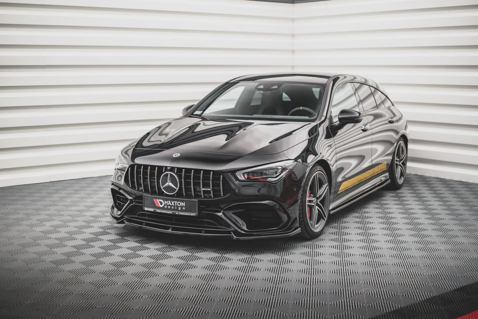 Front Splitter V.2 compatible with Mercedes-AMG CLA 45 Aero C118