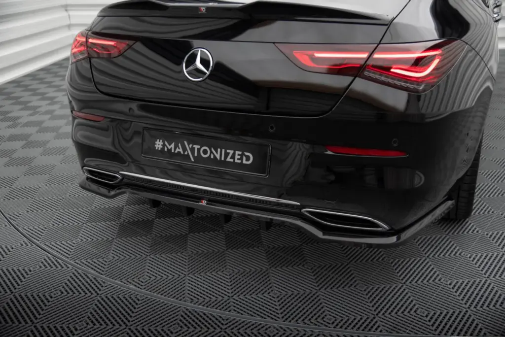 Rear Splitter (With Diffuser) compatible with Mercedes-Benz CLA Coupe C118