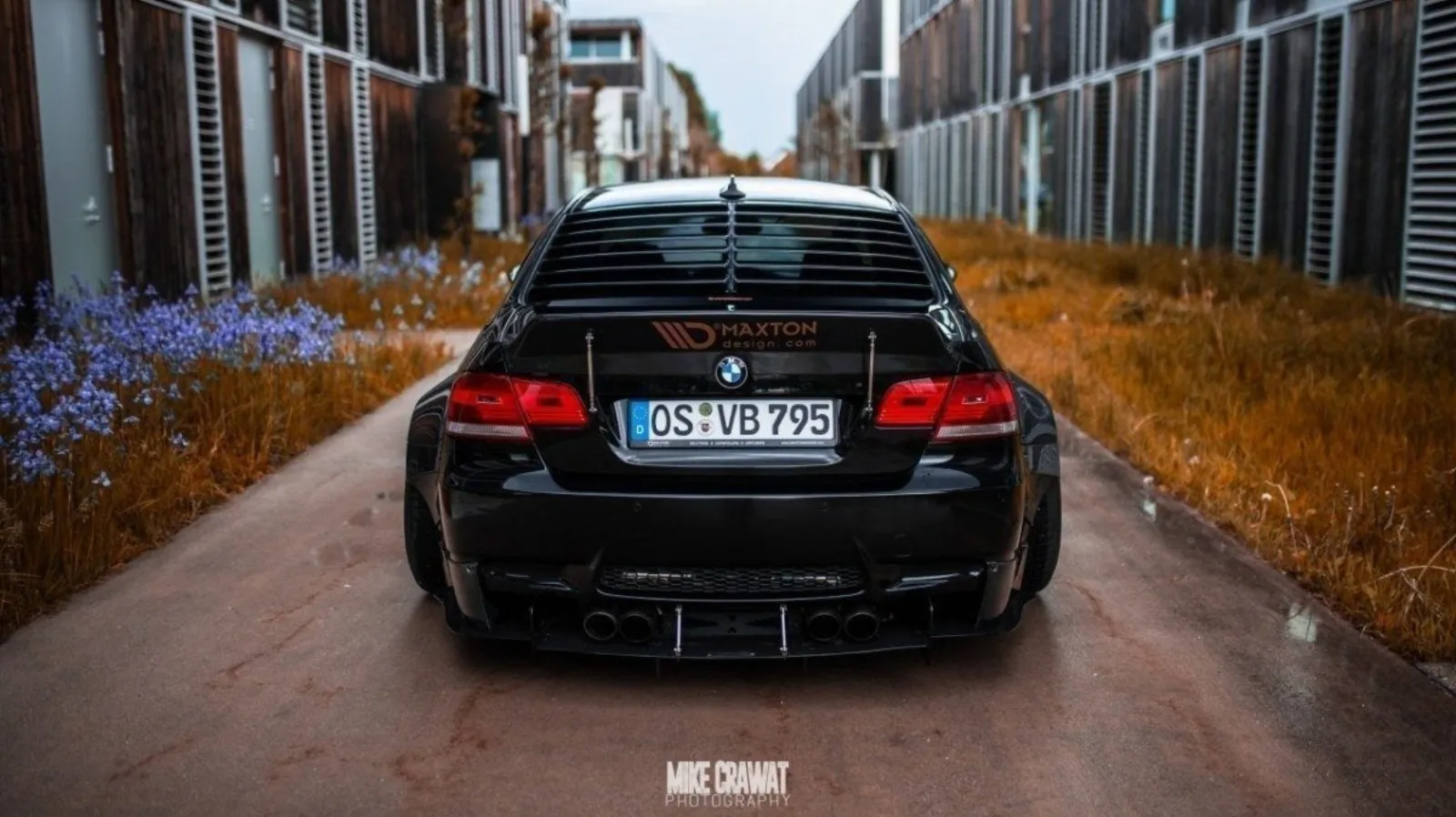 Louver Rear window compatible with BMW M3 E92