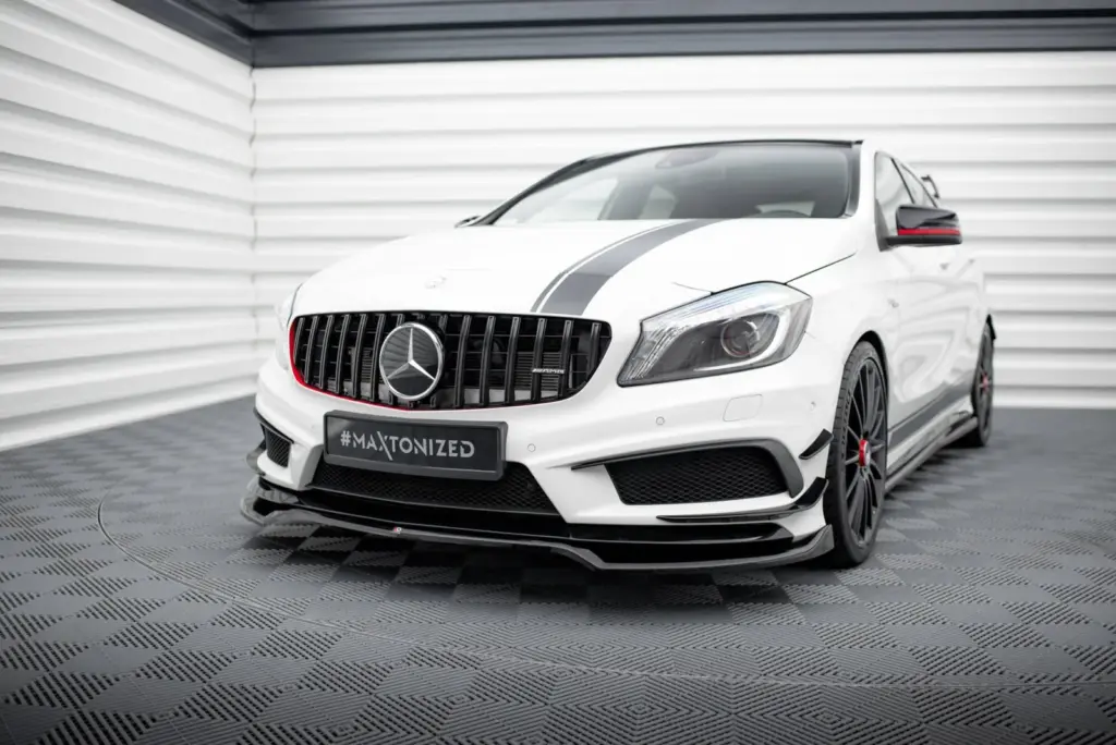 Front Splitter V.4 compatible with Mercedes-Benz A45 AMG W176