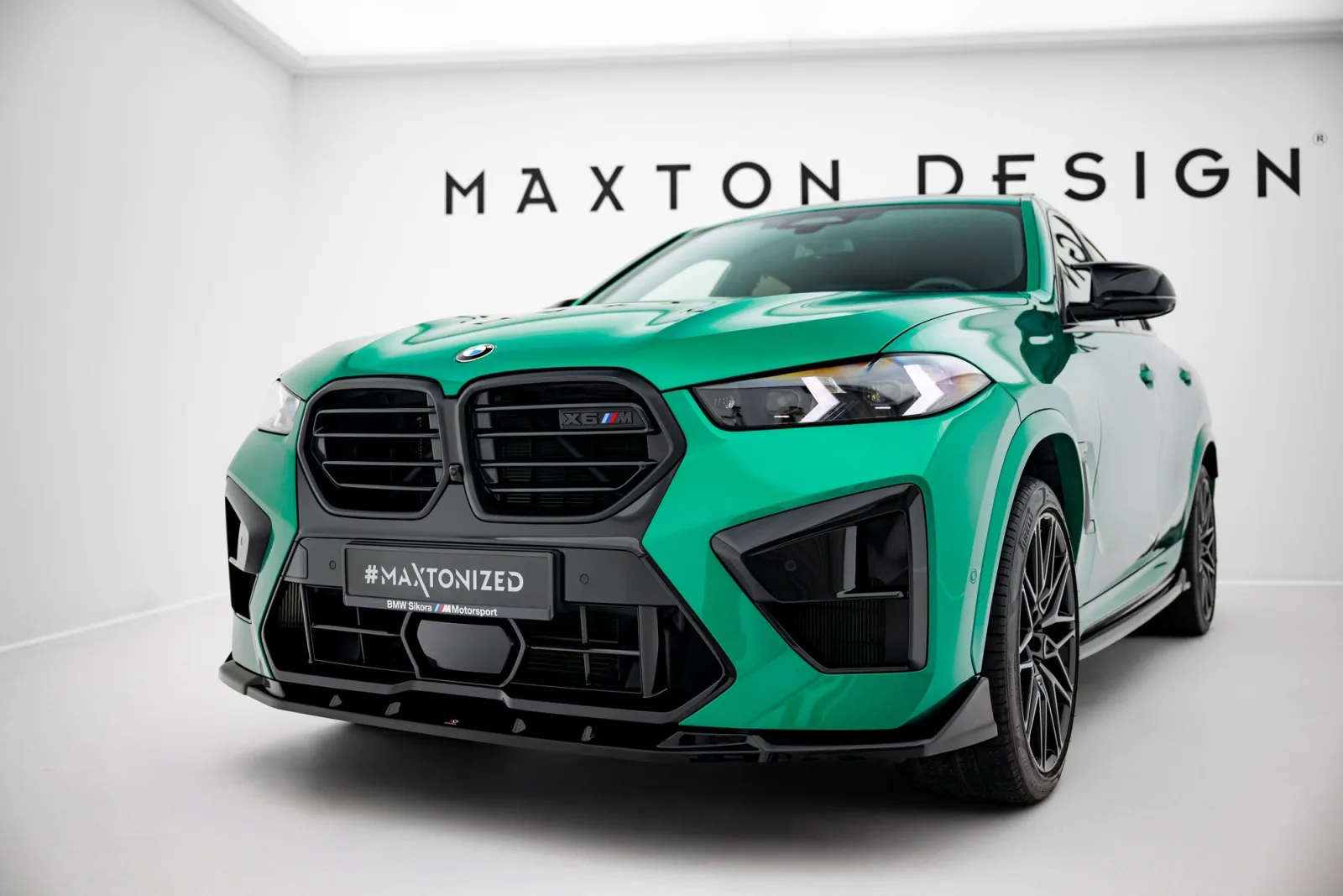 Front Splitter V.2 compatible with BMW X6 M F96 Facelift