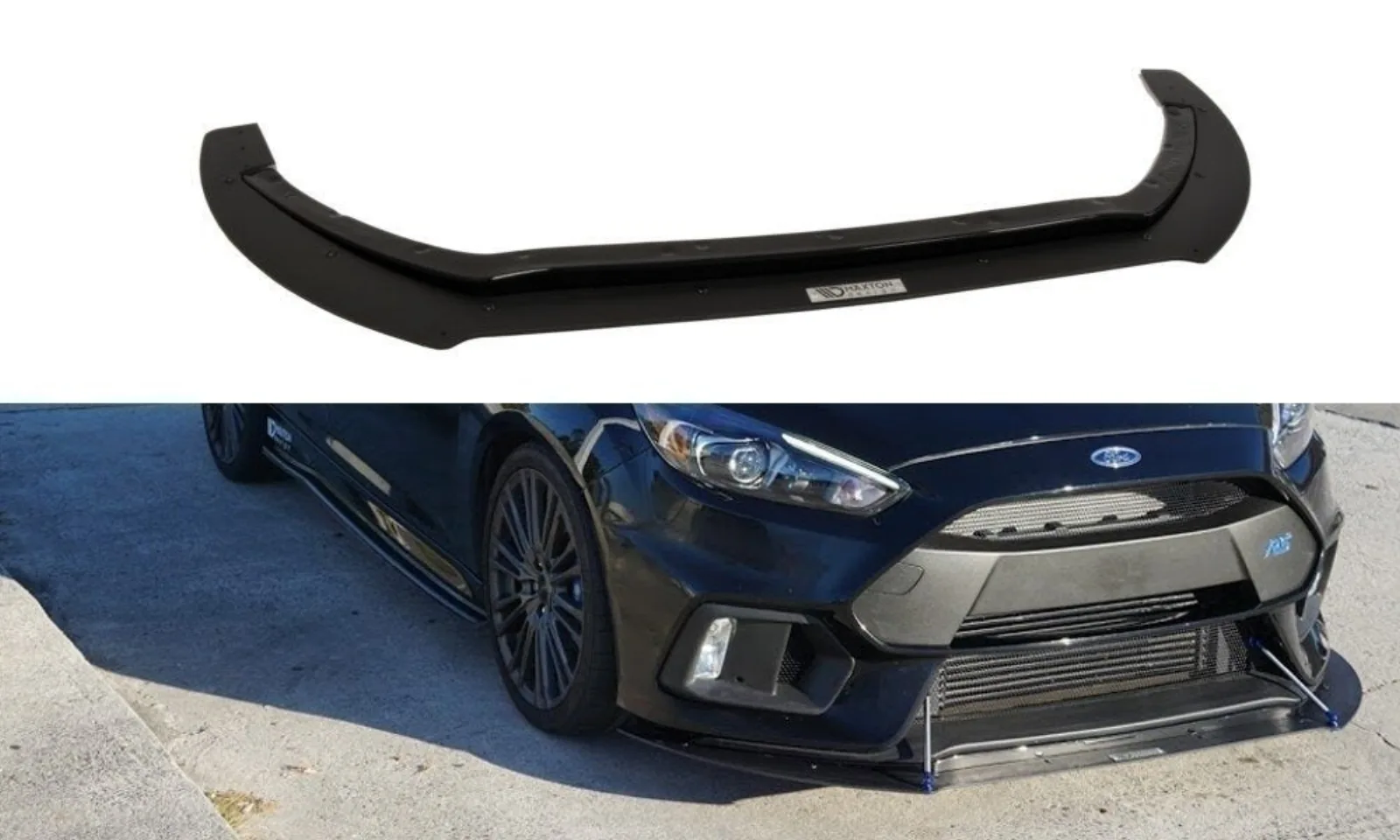 Front Splitter Hybrid compatible with Ford Focus RS Mk3