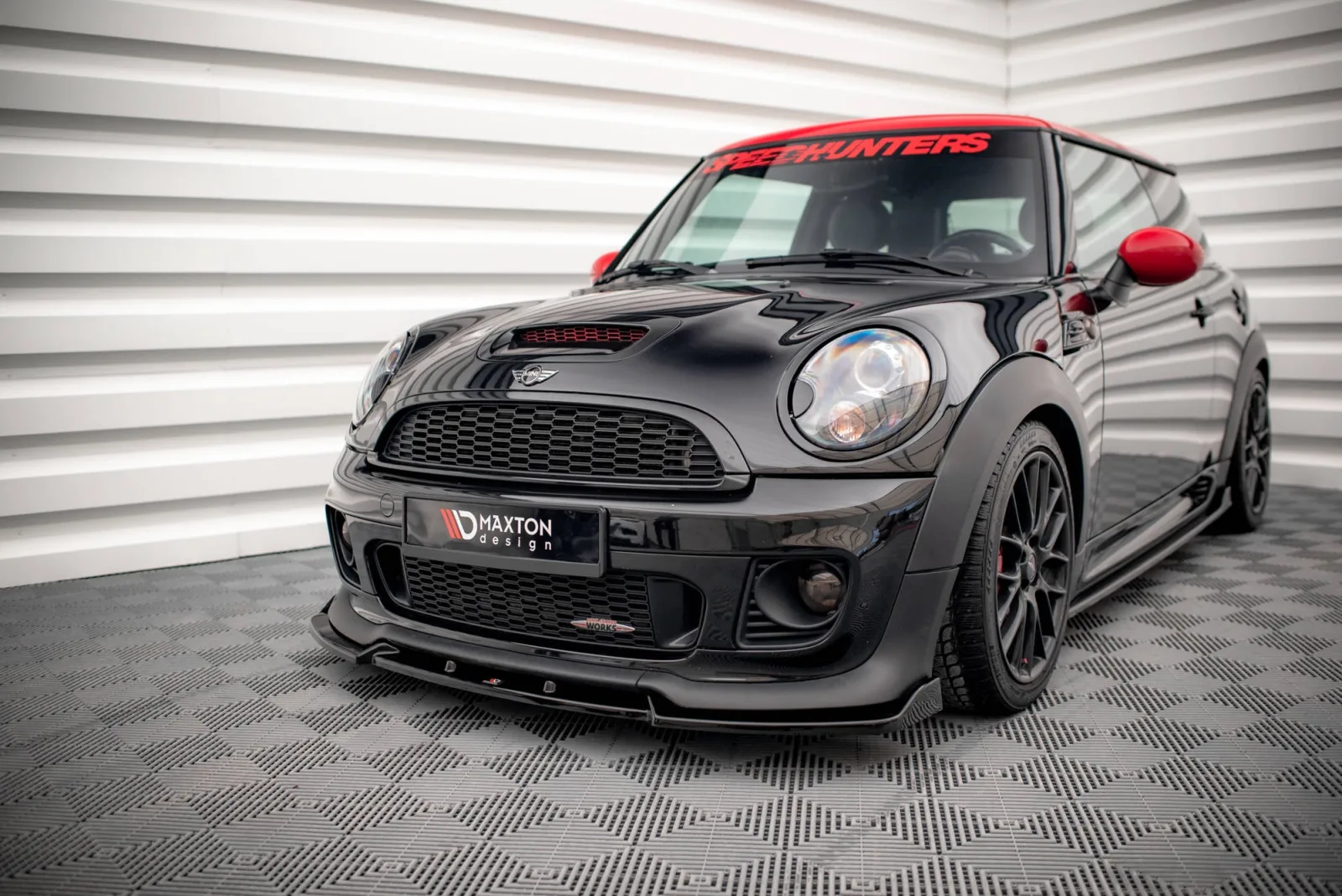 Front Splitter V.3 compatible with Mini Cooper John Cooper Works R56