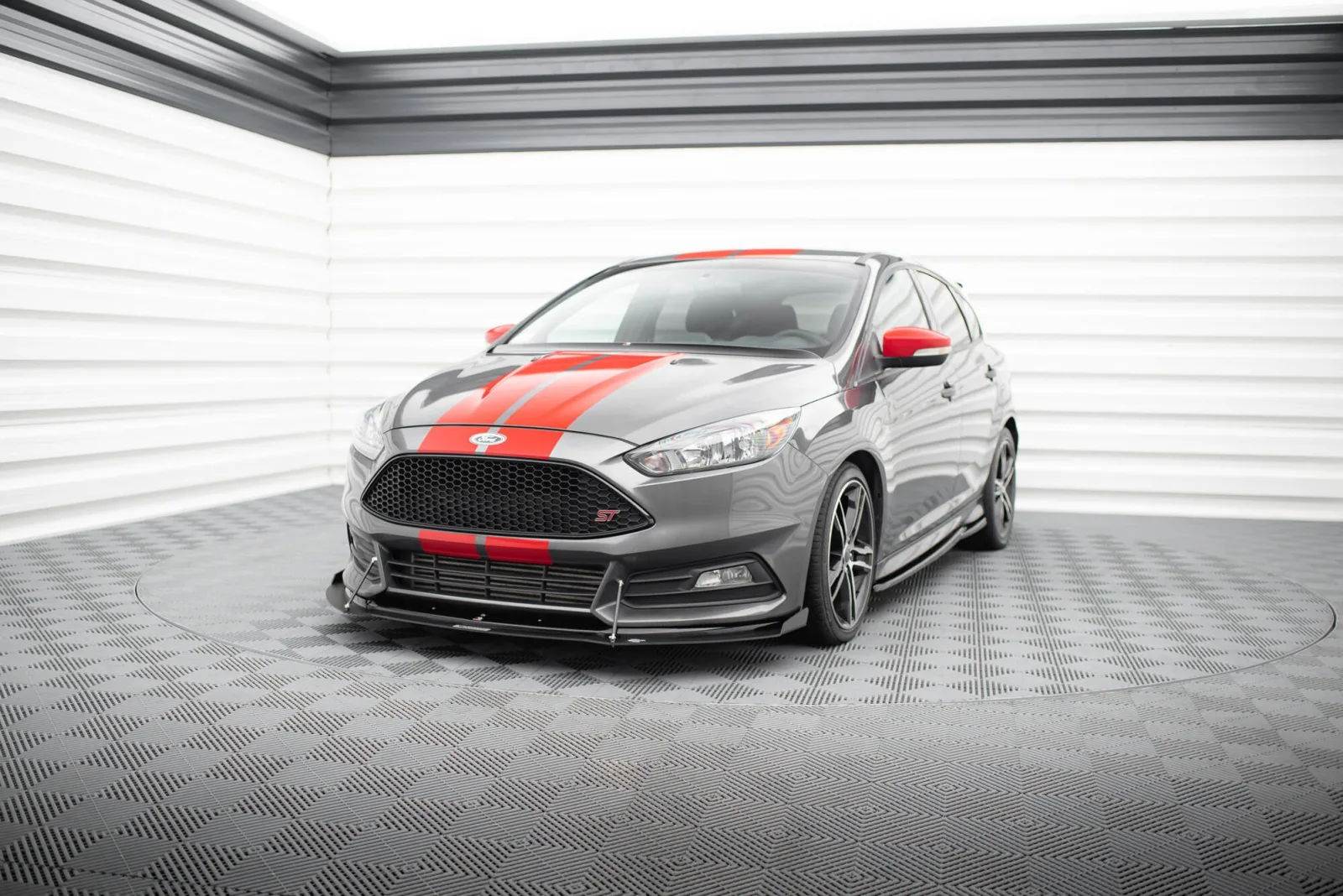 Splitter Hybrid V.2 compatible with Ford Focus ST Mk3 FL