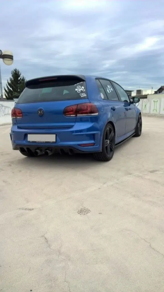Rear Bumper compatible with Volkswagen Golf 6 (R400 Look)