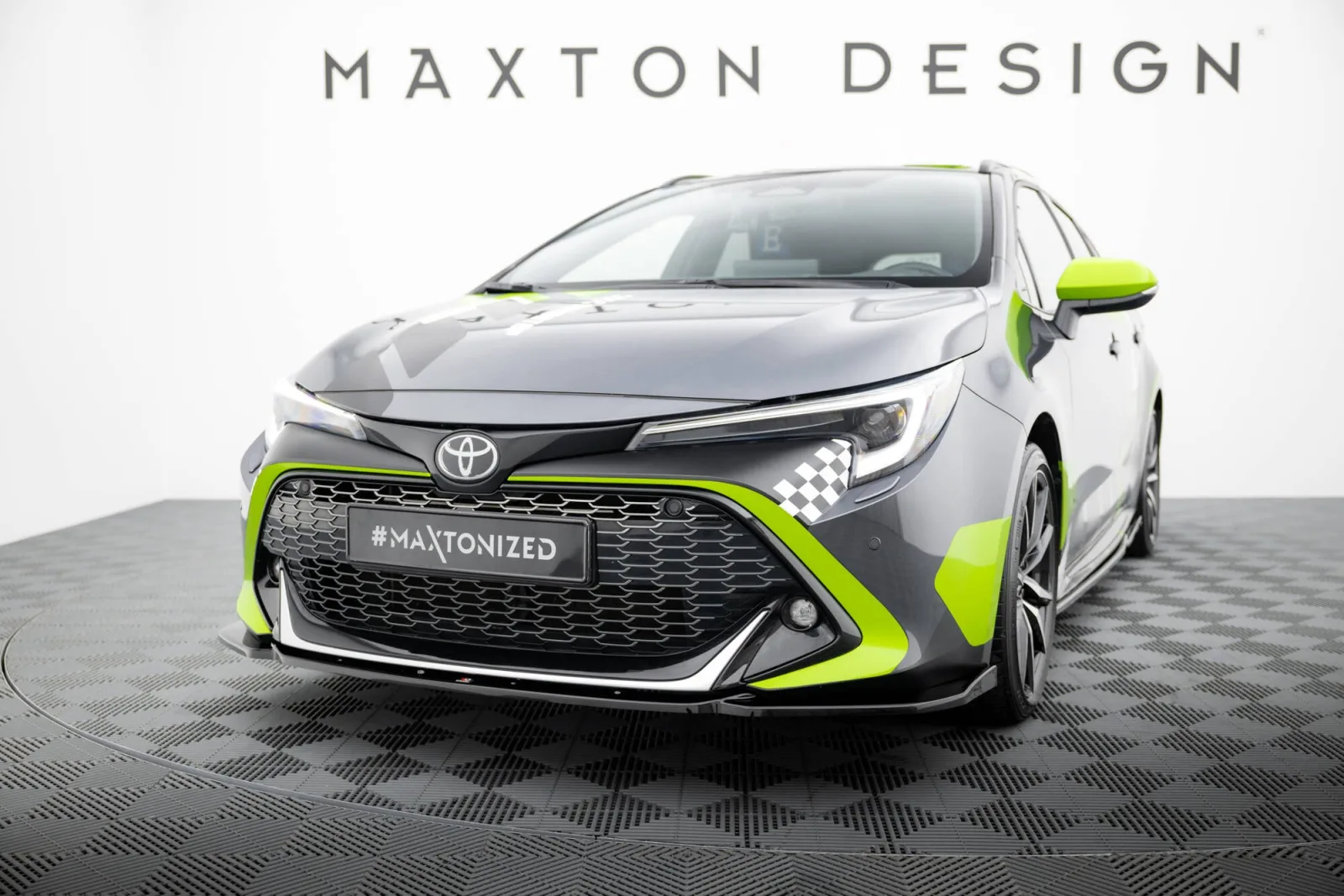 Front Splitter compatible with Toyota Corolla GR Sport XII
