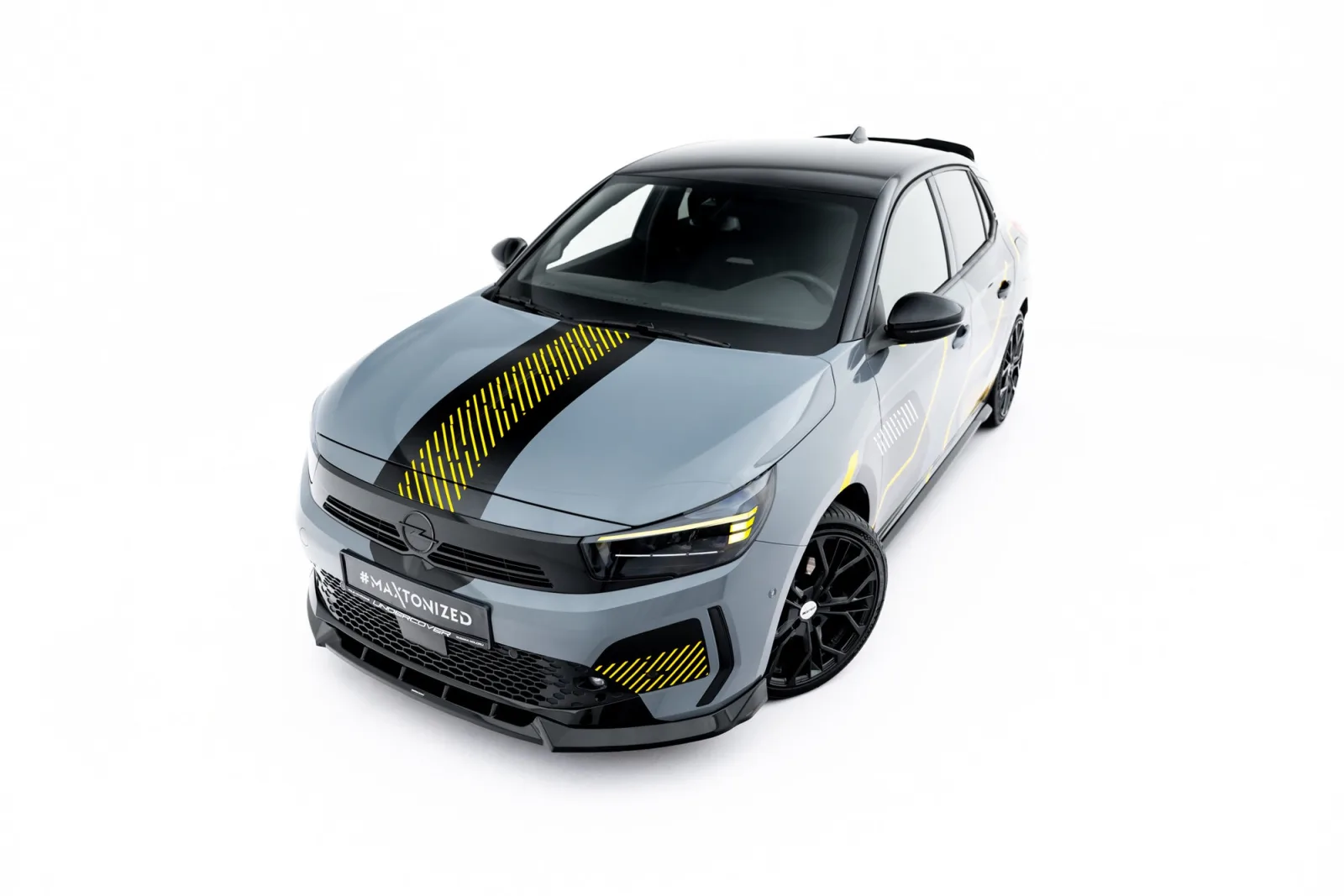 Front Splitter compatible with Opel Corsa F Facelift (Mk6 Facelift)