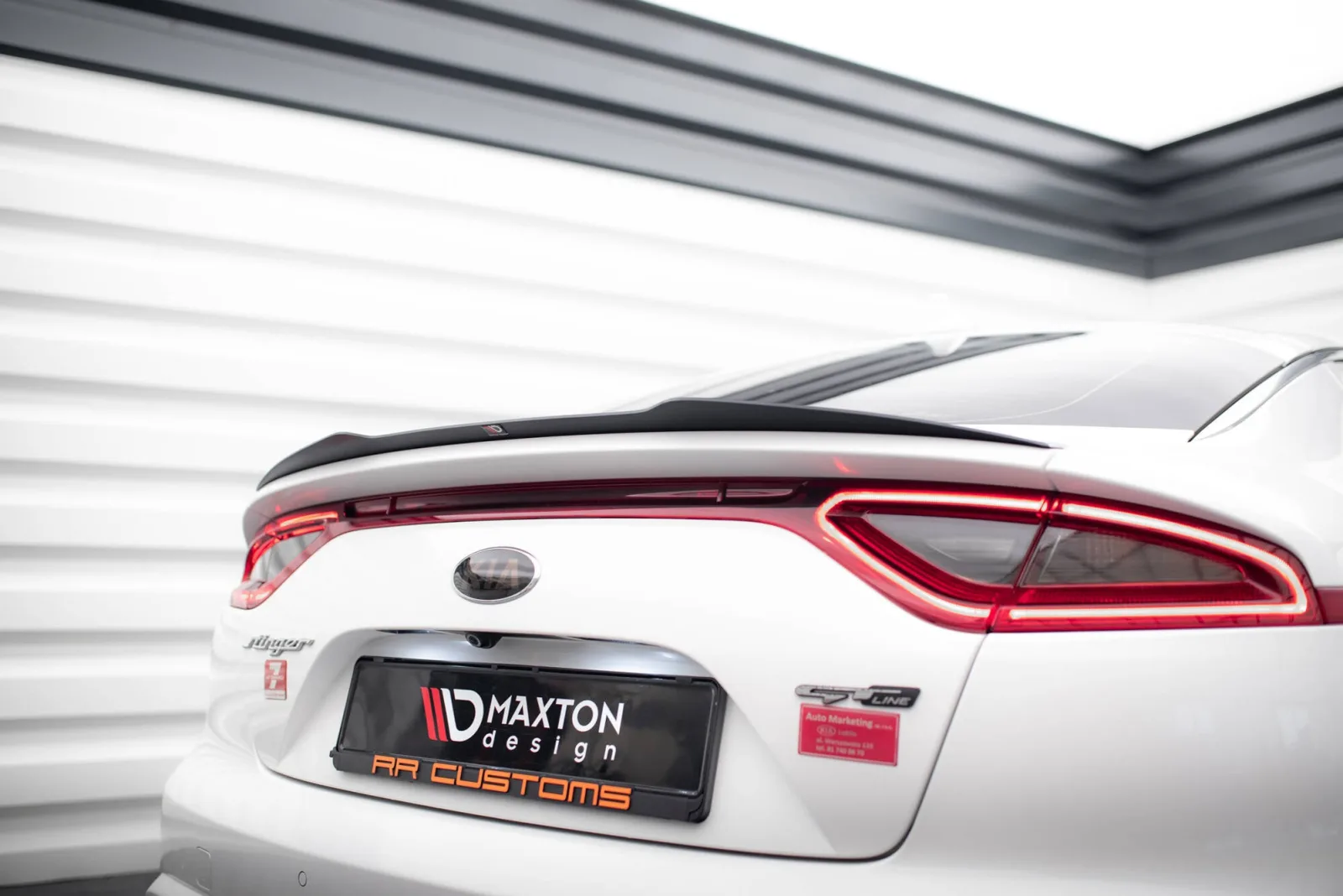 Spoiler Cap compatible with Kia Stinger GT / GT-Line / Standard Mk1