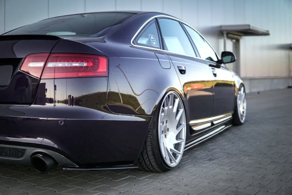 Rear Side Splitters compatible with Audi A6 S-Line C6 / C6 FL Sedan / Avant