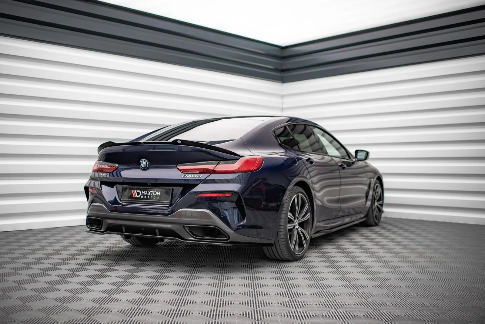 Rear Splitter (With Diffuser) compatible with BMW 8 Gran Coupe M-Pack G16