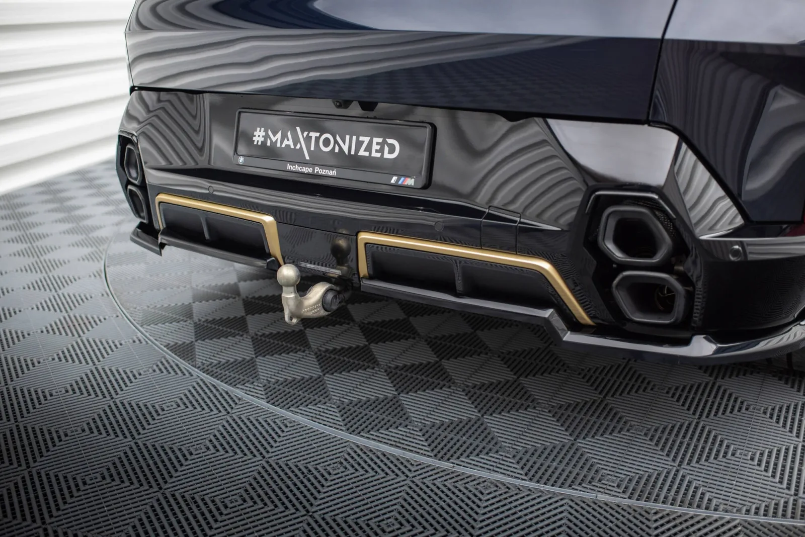 Rear Splitter (With Diffuser) compatible with BMW XM G09