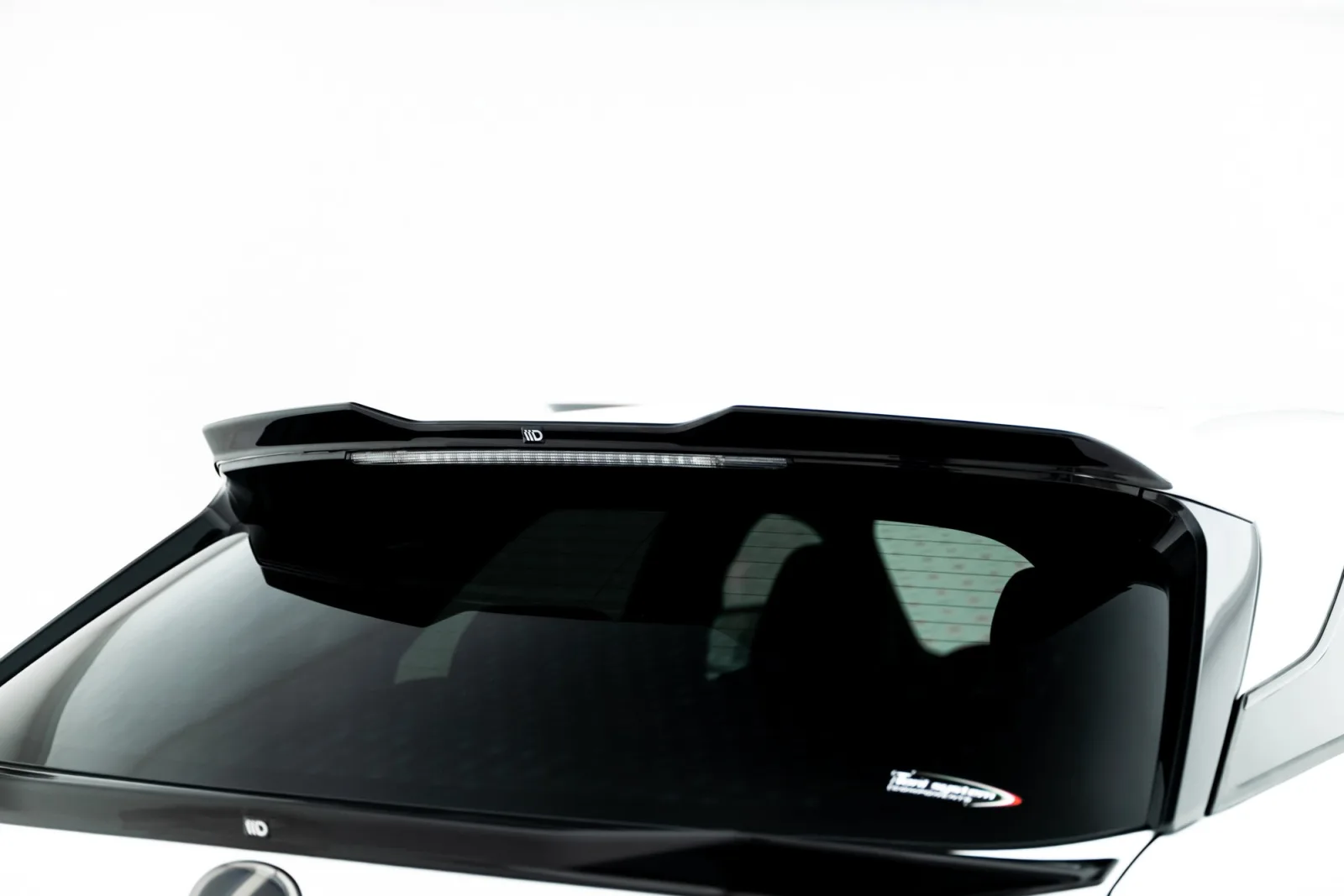 Upper Spoiler Extension 3D compatible with Lexus RX F-Sport Mk4 Facelift