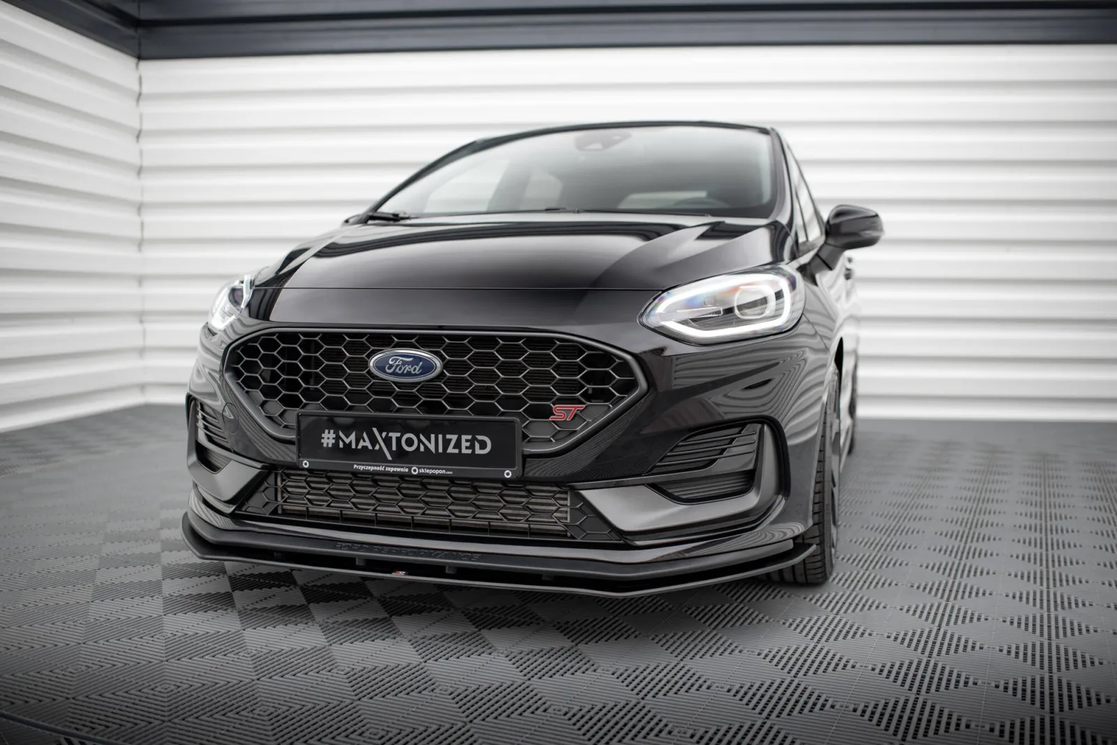 Front Splitter Street Pro compatible with Ford Fiesta ST Mk8 Facelift