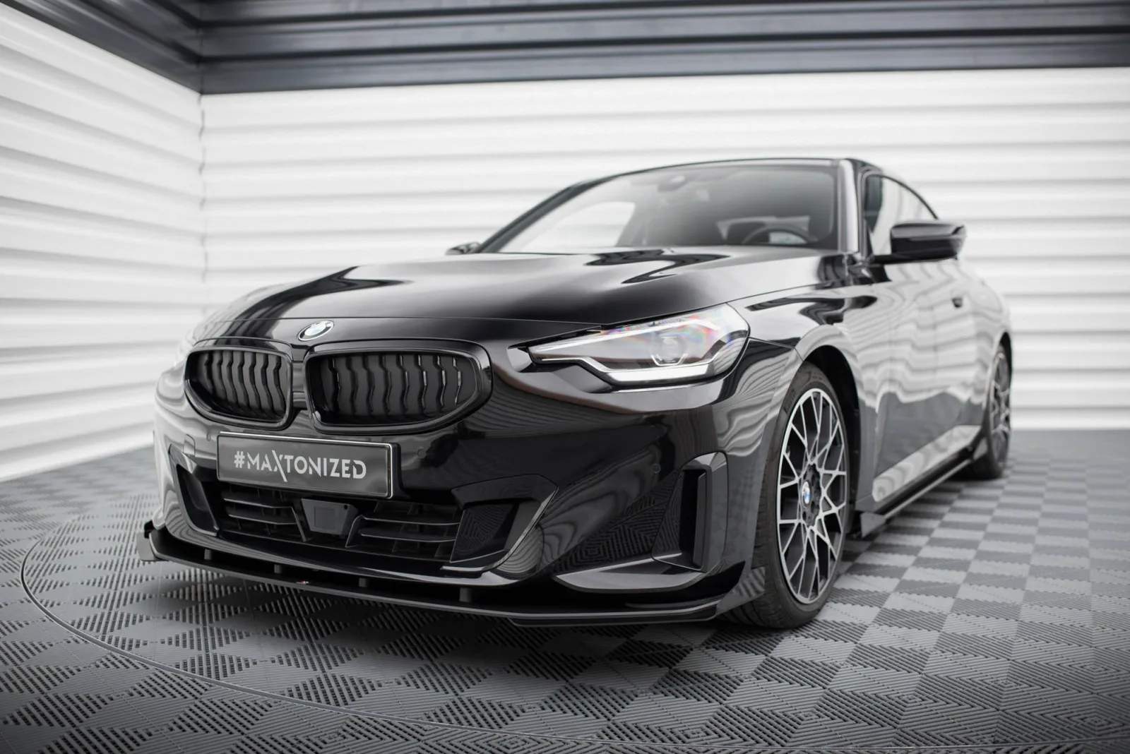 Front Splitter Street Pro + Flaps compatible with BMW 2 Coupe G42