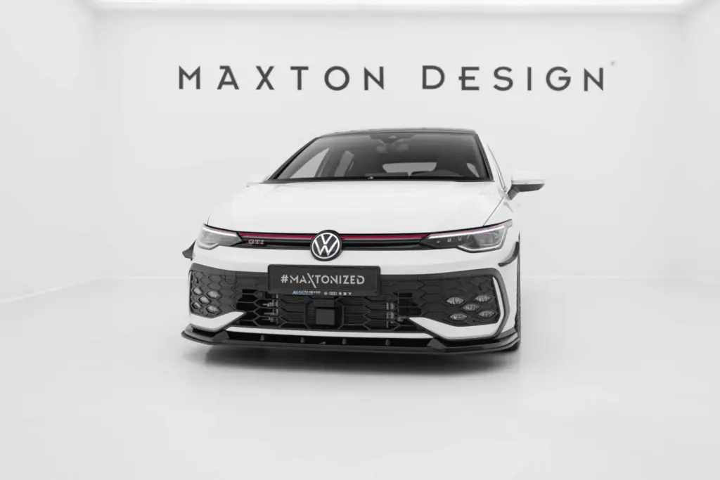 Front Splitter Street Pro V.2 compatible with Volkswagen Golf GTI / GTE / R-Line Mk8 Facelift
