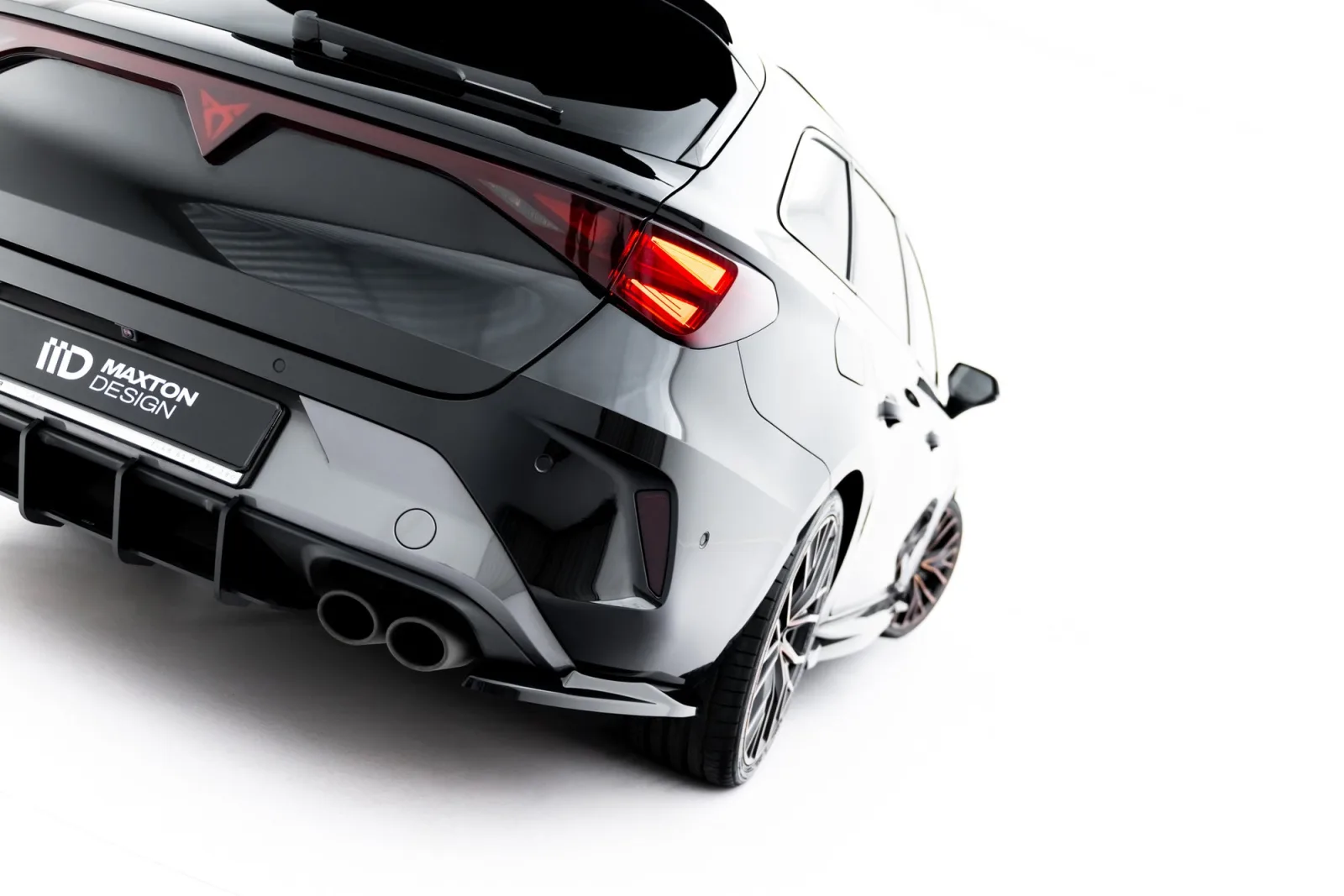 Rear Side Splitters V.4 compatible with Cupra Leon ST Mk1 Facelift