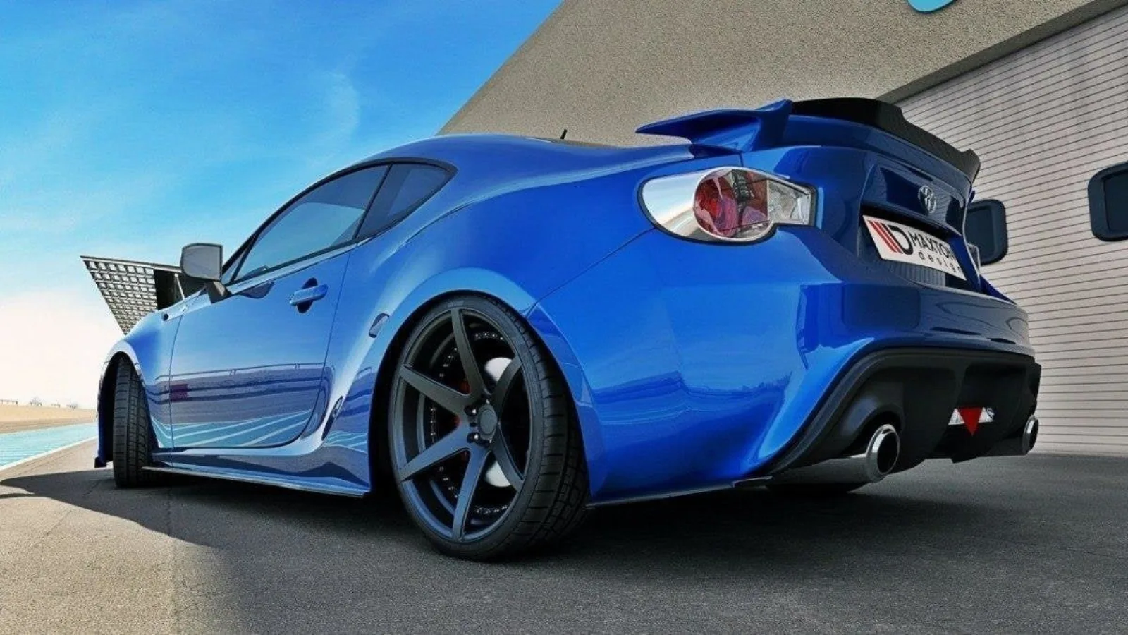 Rear Side Splitters compatible with Toyota GT86
