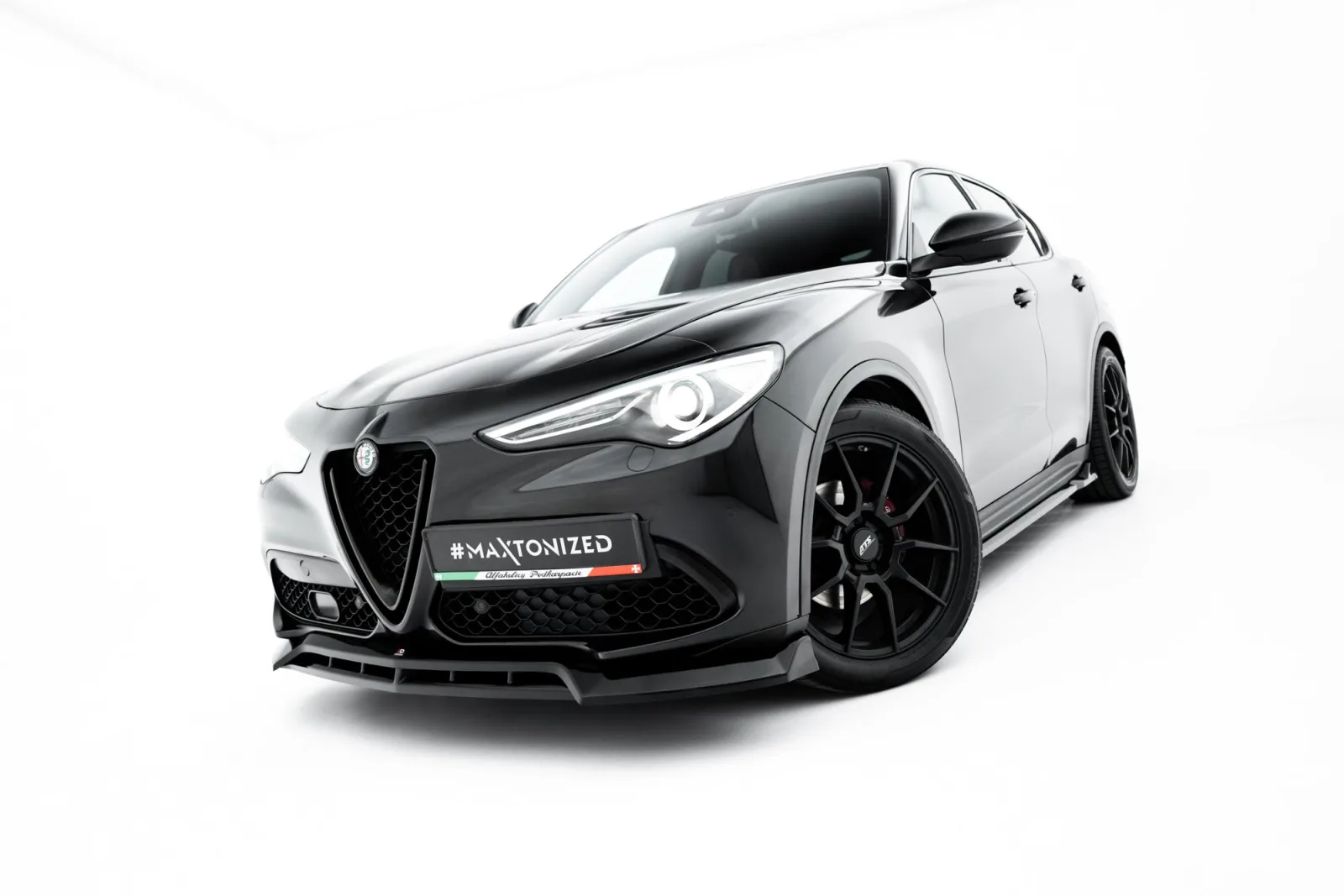Front Splitter V.3 compatible with Alfa Romeo Stelvio Mk1
