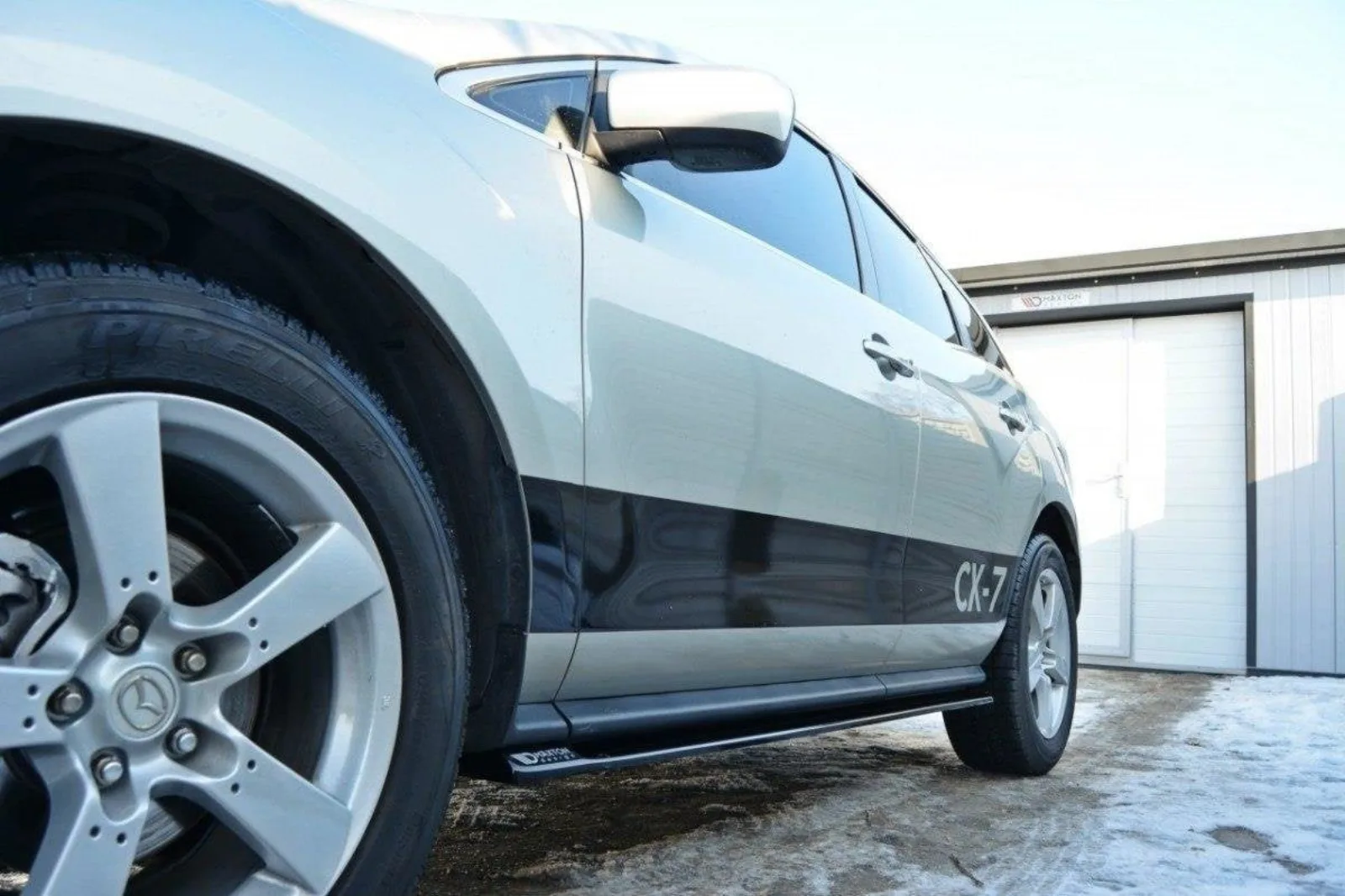 Side Skirts Diffusers compatible with Mazda CX-7