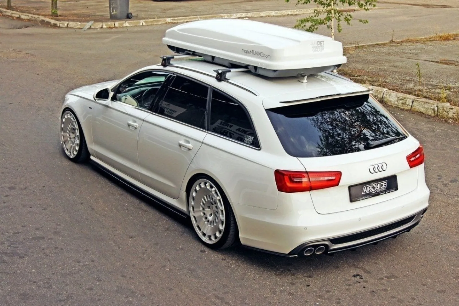 Rear Splitter compatible with Audi A6 C7 S-Line Avant