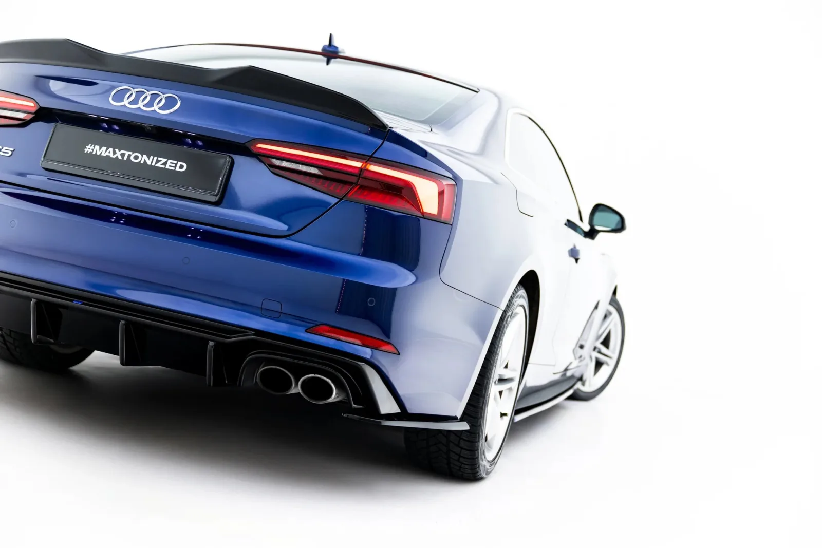 Rear Side Splitters V.2 compatible with Audi S5 Coupe F5