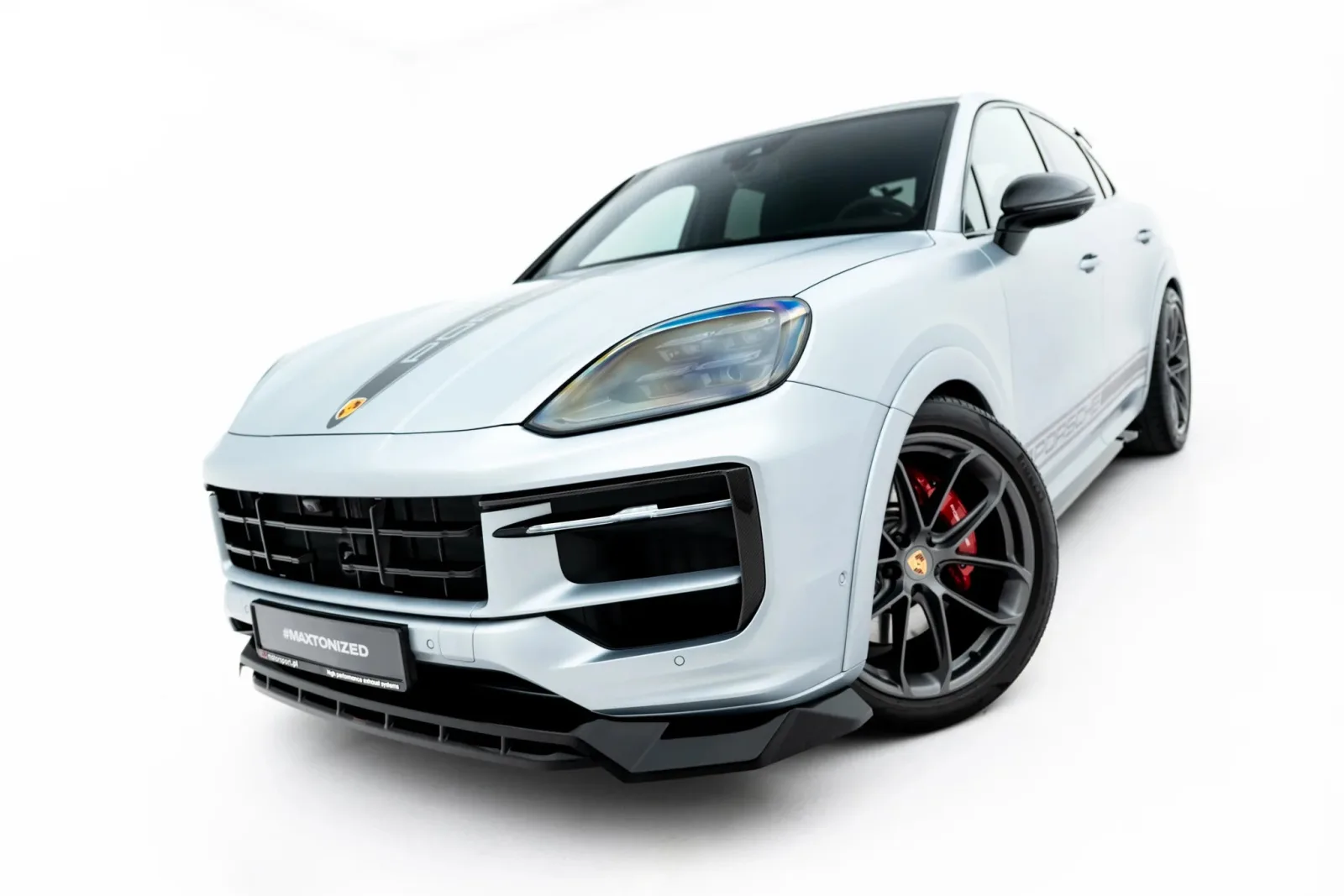 Front Splitter compatible with Porsche Cayenne GTS / Turbo Sport Pack / Turbo E-Hybrid GT Pack Coupe Mk3 Facelift