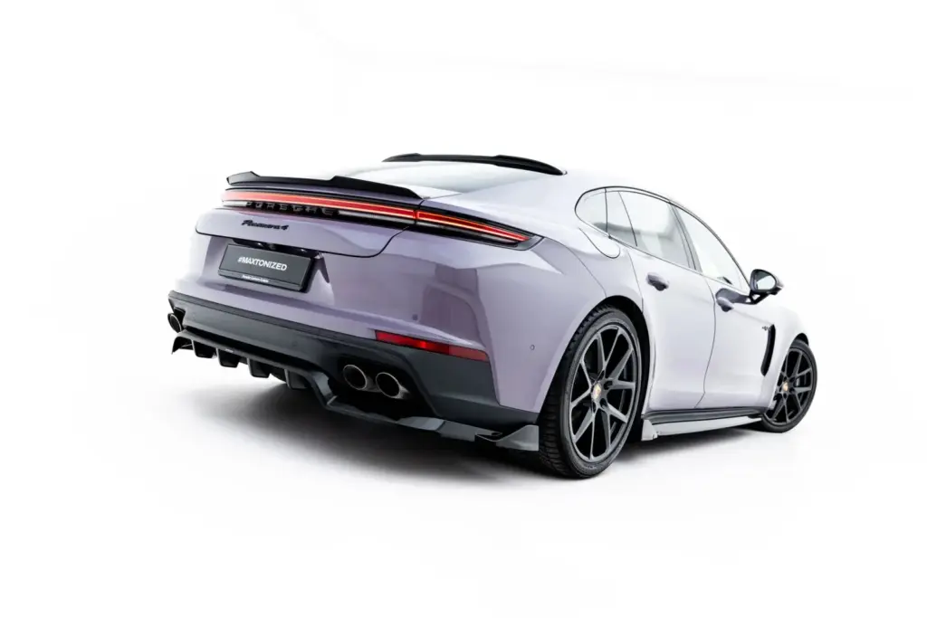 Rear Splitter (With Diffuser) compatible with Porsche Panamera 4 / 4S E-Hybrid / 4 E-Hybrid 972