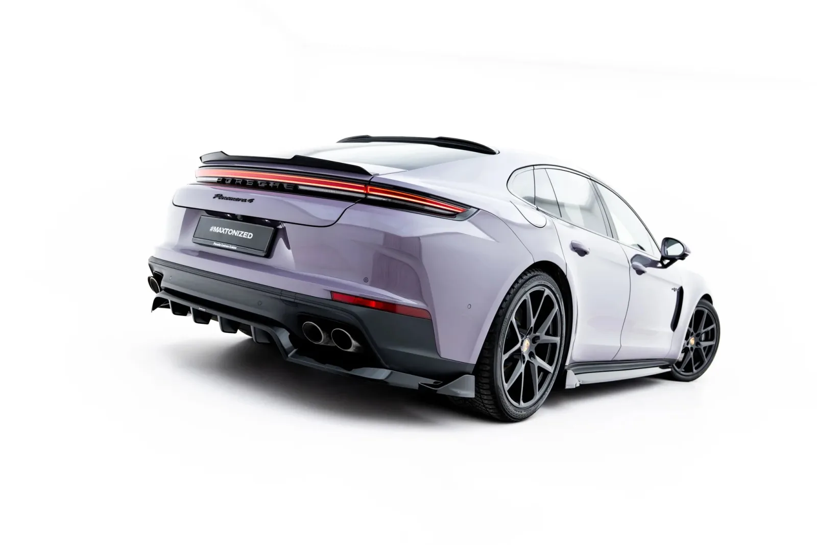 Rear Splitter (With Diffuser) compatible with Porsche Panamera 4 / 4S E-Hybrid / 4 E-Hybrid 972