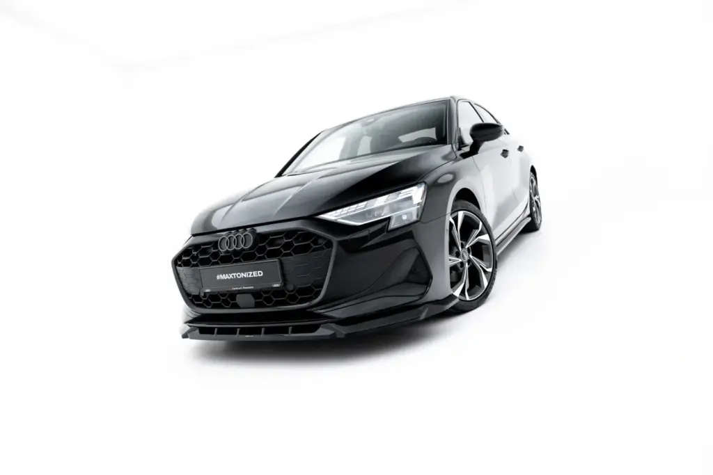 Front Splitter V.1 compatible with Audi A3 Sedan 8Y Facelift