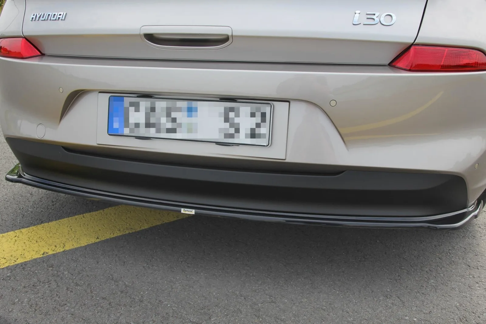 Rear Splitter (WITHOUT DIFFUSER) compatible with HYUNDAI I30 MK3 HATCHBACK