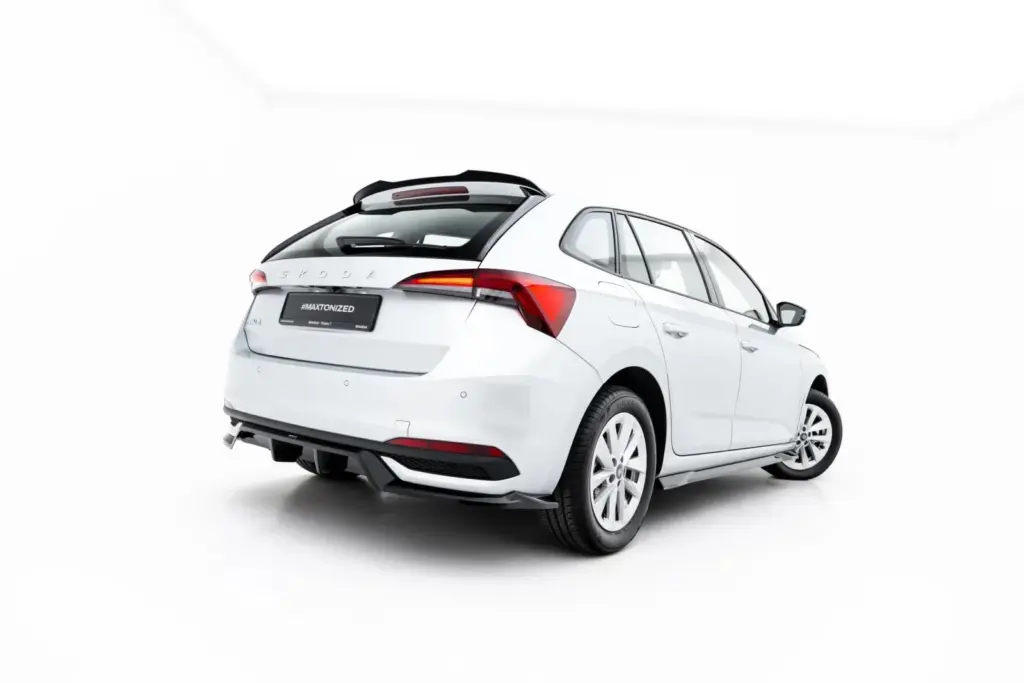 Rear Splitter (With Diffuser) compatible with Skoda Scala Mk1 Facelift