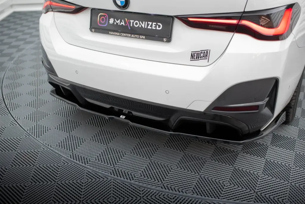 Rear Splitter (With Diffuser) V.2 compatible with BMW i4 M-Pack G26